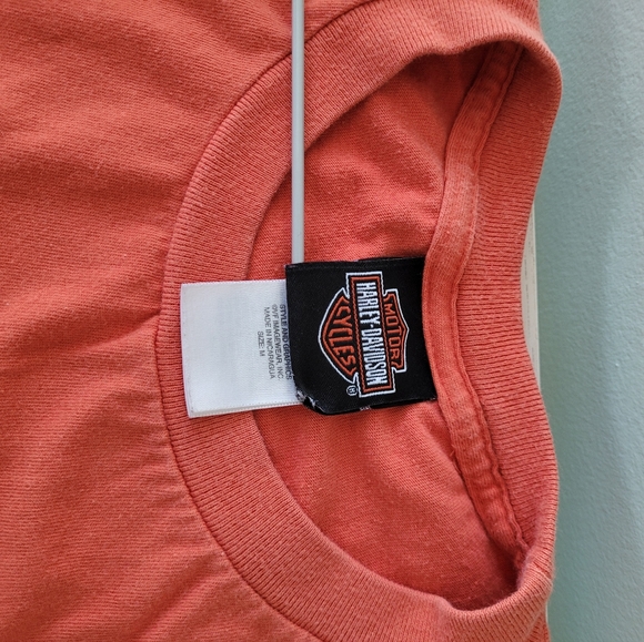 Orange Harley Davidson Tee - Picture 2 of 2